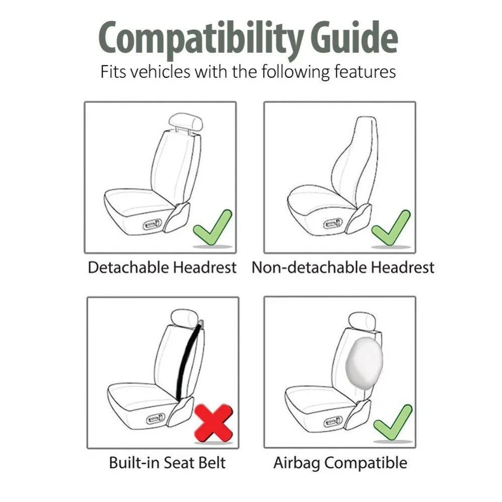 AUTOYOUTH спортивные Стиль высокая спинка ведро чехол для сиденья 2 шт. подходит