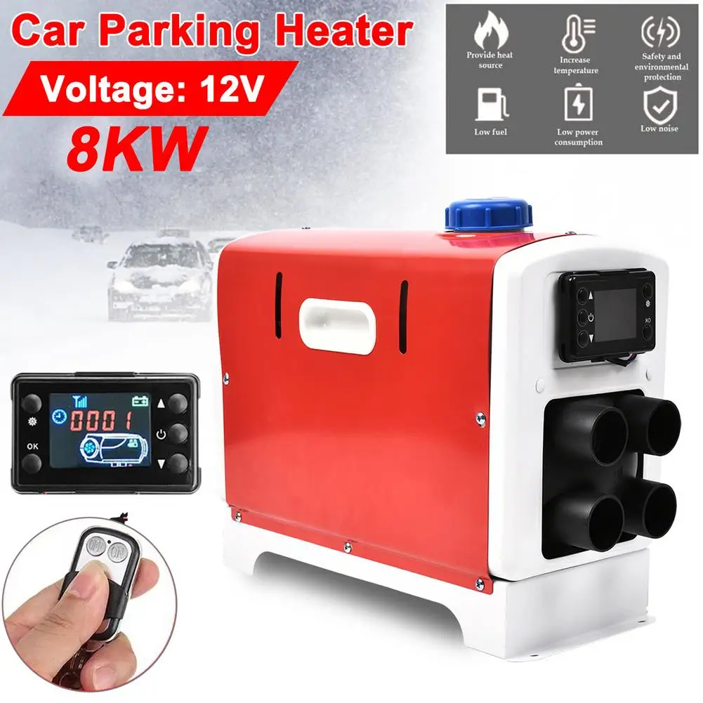 Portable Car Diesel Heater 12V 8KW Parking Heater Integrated Machine Universal Fuel Heater Winter Warming Machine For Truck Boat