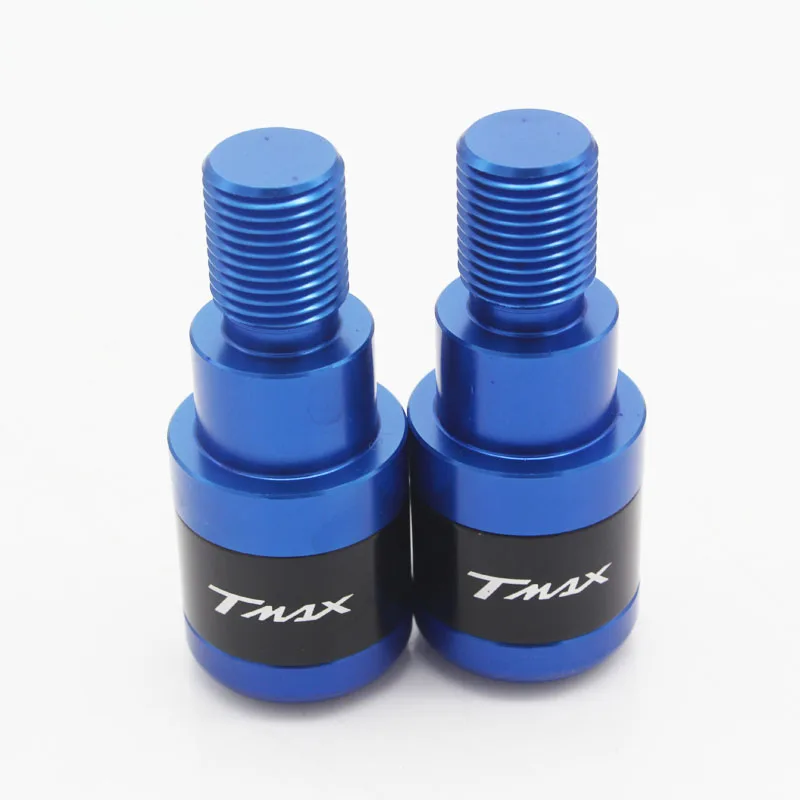 

For YAMAHA TMAX T-Max 500 530 CNC Aluminum Motorcycle Handlebar Grip Ends Protector with TMAX logo Motorcycle Accessories
