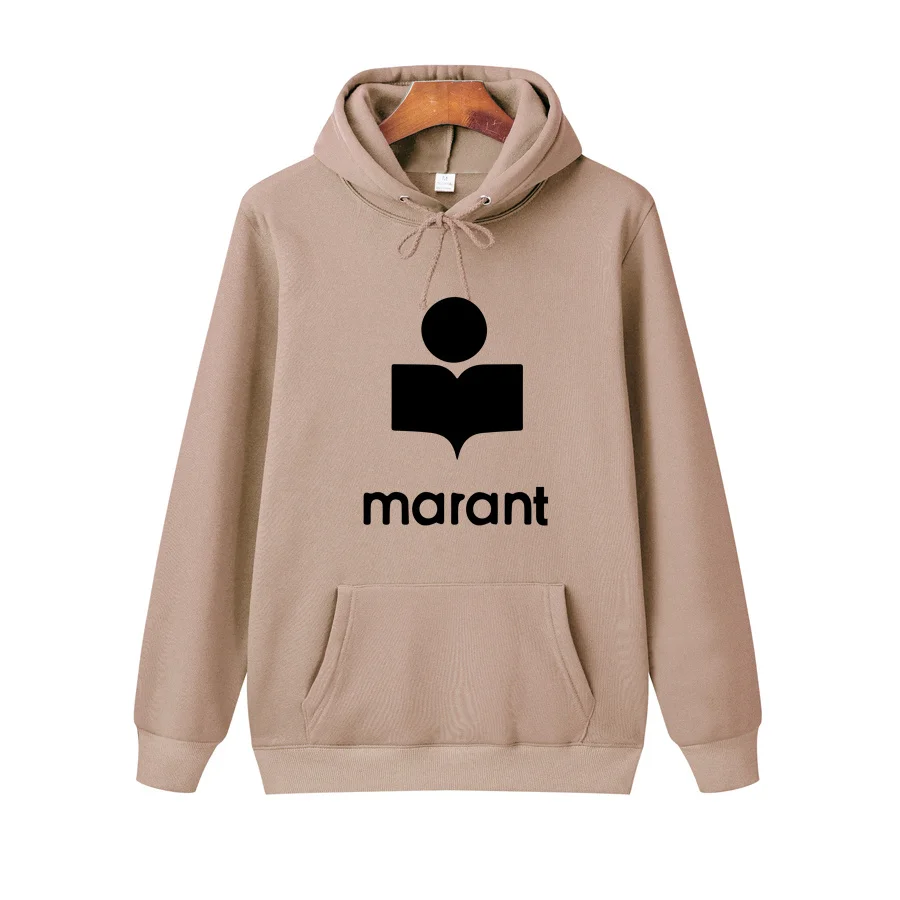 

2021 Spring and Autumn New Men's Hoodie Men's Casual Sweatshirt Marant Printed Hoodie Unisex Casual Long-Sleeved Pullover