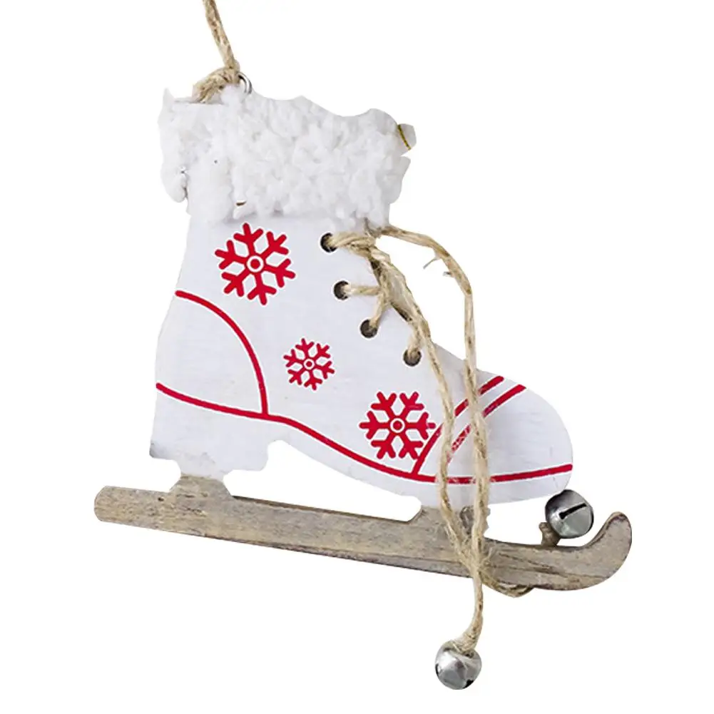 Рождественская деревянная роспись инновационные коньки искусственное