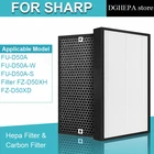 Набор фильтров HEPA Filter FZ-D50XH Carbon filter FZ-D50XD для очиститель воздуха Sharp FU-D50A FU-D50A-W FU-D50A-S