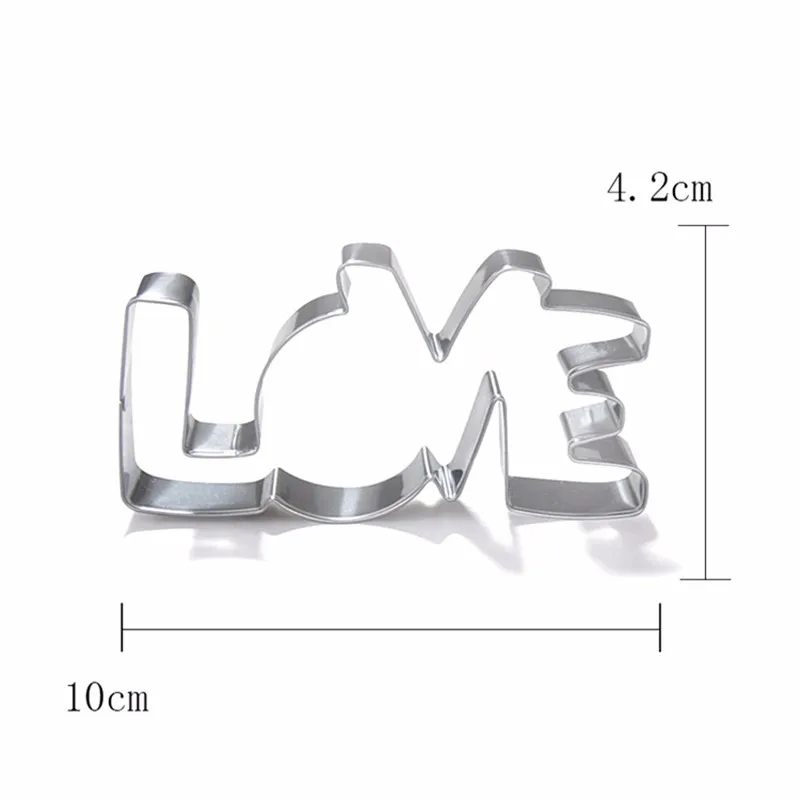 Любовь Форма для торта из нержавеющей стали форма печенья подарок на день
