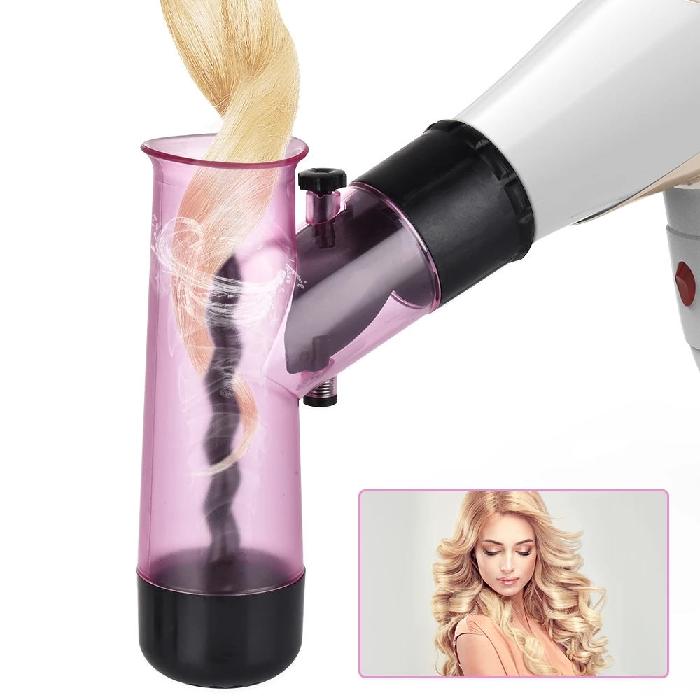 DIY Волосы Ветер Спин волшебный диффузор ролик волос парикмахерские инструменты