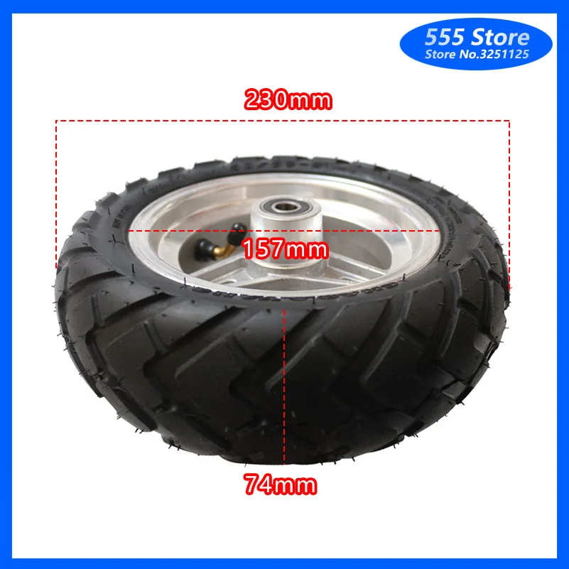 80/60-6 Tire Wheel with Inner Hub Scooter for ATV Buggy Quad Lawn Mower Garden Tractor | Автомобили и мотоциклы