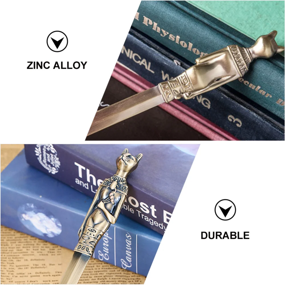 

1Pc Retro Envelope Opener Multi-purpose Letter Opening Cutter Zinc Alloy Crafts