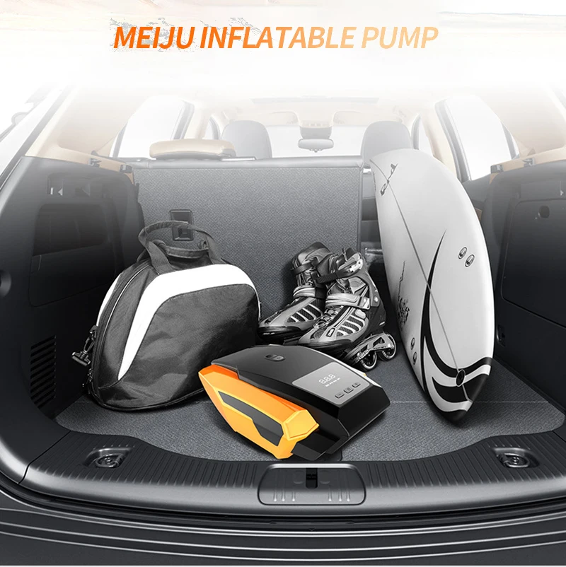 barato 12v/220v Display Digital Carro Bicicleta Inflável Bomba Compressor De Ar Portátil Automóvel Bicicleta Pneu Inflator Mini Elétrico Auto