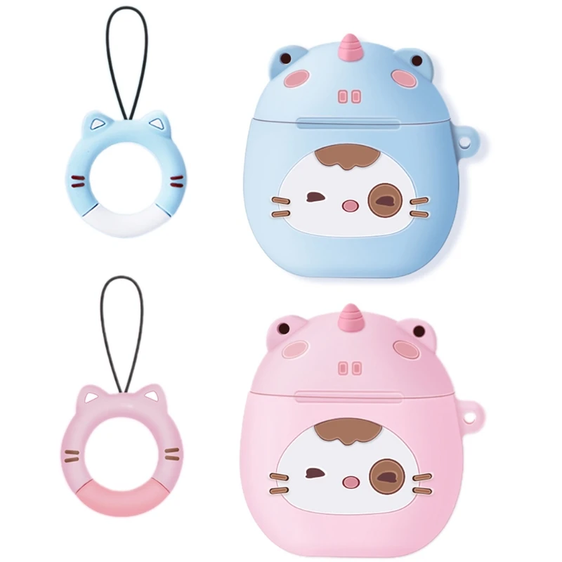 

2021 New Silicone Cute Cartoon Dragon Cover Protective Case Skin Shell For -AirPods 1/2