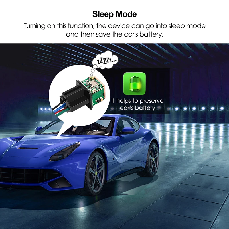 

GPS GSM Tracker Relay-Shaped Cut Oil Remotely Mini Real-time Tracking