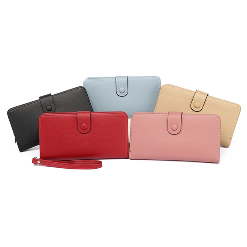 

Новый женский кошелек из искусственной кожи, роскошный держатель для визиток, женский клатч, сумка для мобильного телефона, кошелек для мон...