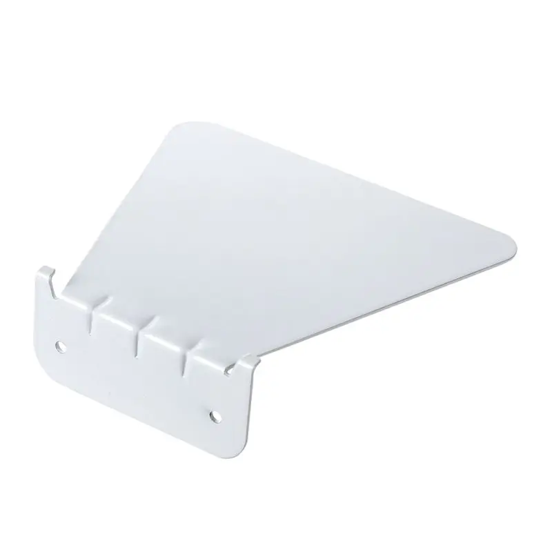 2pcs Modern Iron book shelf wall invisible bookshelf for home decoration Floating Bookshelf(White) |