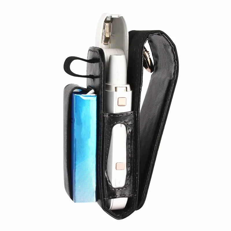 Портативный чехол для IQOS 2 4 Plus защитный из искусственной кожи с держателем