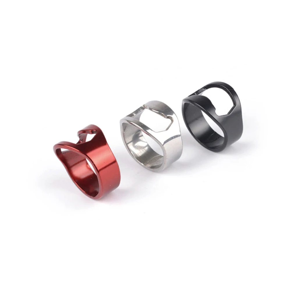 1 шт. 22 мм мини открывашка для бутылок из нержавеющей стали кольцо на палец в форме