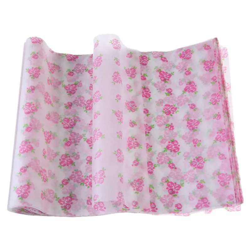 50 шт Печатный узор ткани обертывание пинг бумага водонепроницаемая