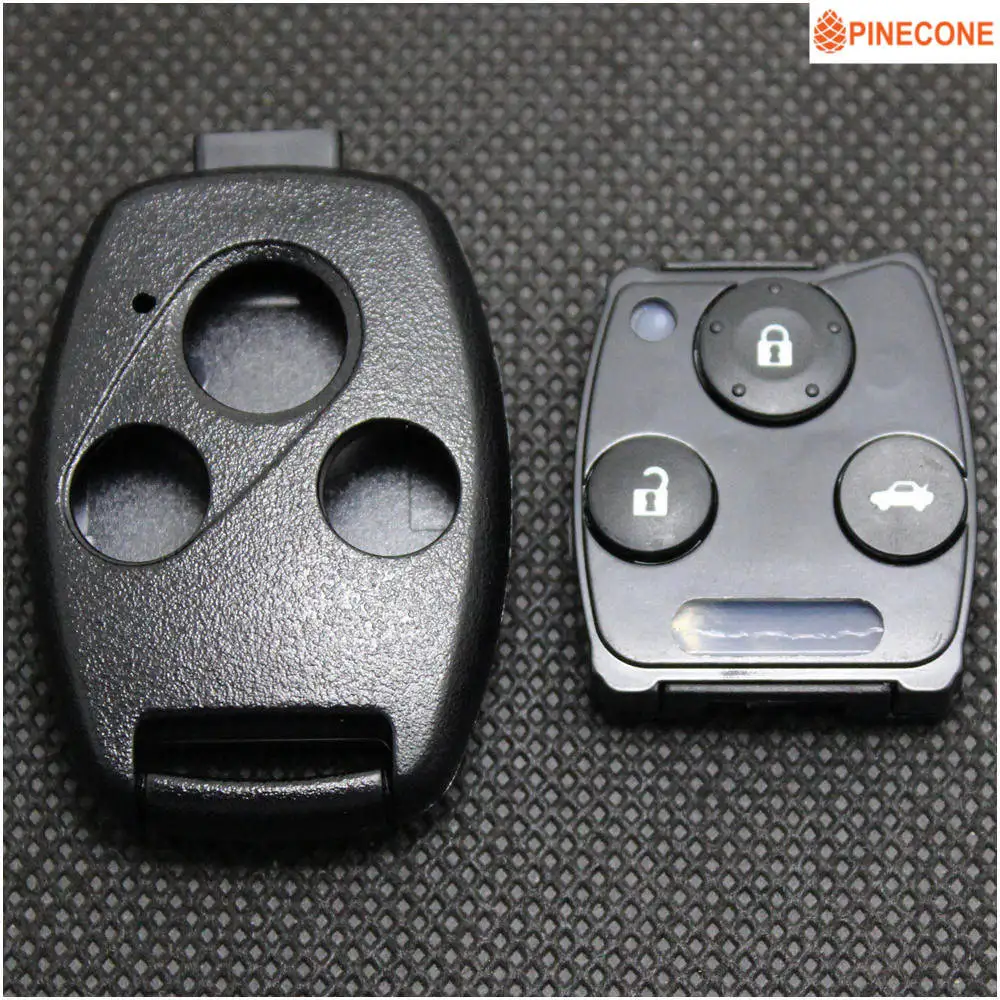 PINECONE для HONDA ACCORD CIVIC CRV ODYSSEY PILOT FIT 2007 2008 2009 2010 2011 2012 чехол для ключей сменный брелок 1 шт - Цвет: A Set of 2 Buttons A