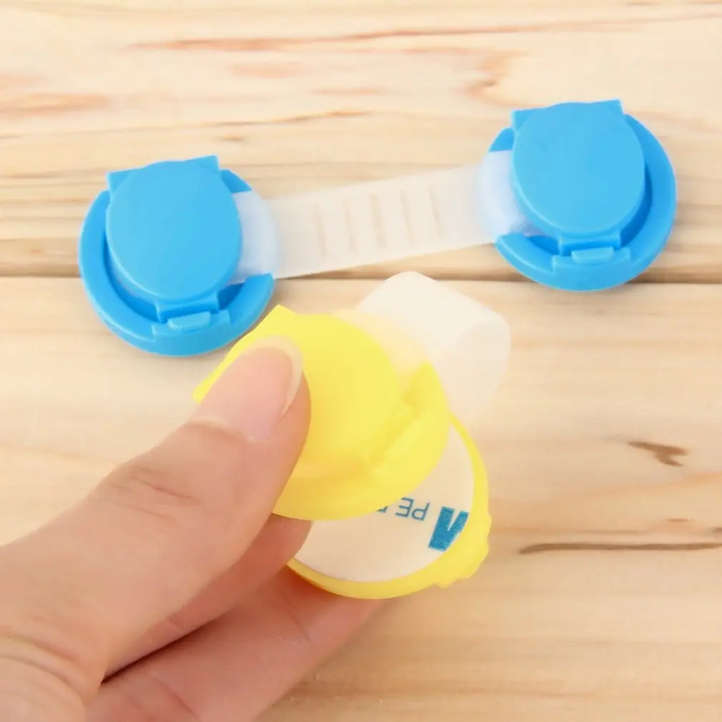 

2021 Plastic Cabinet Door Fridge Door Drawer Cupboard Safety Lock Baby Kids Safety in the Refrigerator Cabinet Door Drawer Lock