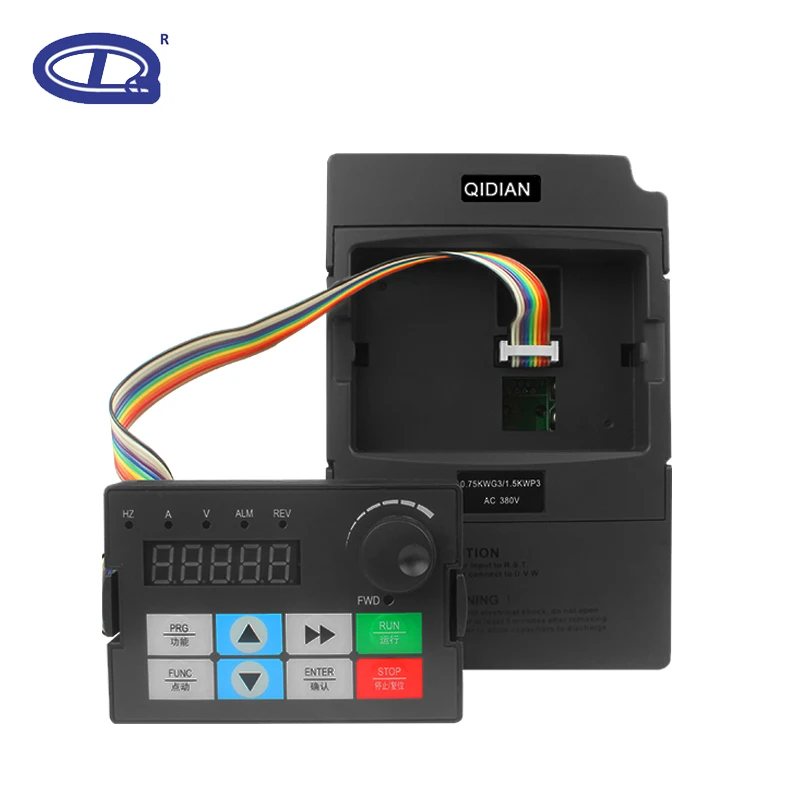 Скорость контроллер преобразователь частоты постоянного тока в переменный 0.75kw