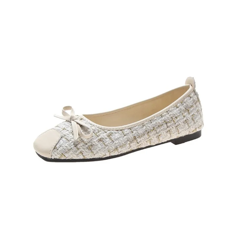 

New Spring Flats Shoes Woman New Fashion Round Toe Comfortable Travel Women Shoes Casual Foldable Ballet Flats Shoes Women