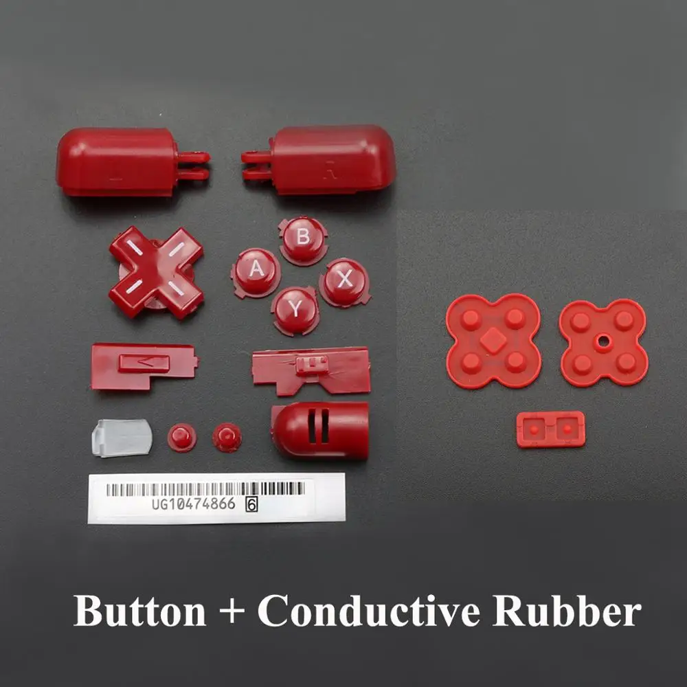 Комплект сменных кнопок YuXi ABXY L R D комплект перекрестных для nintendo DS Lite консоль NDSL