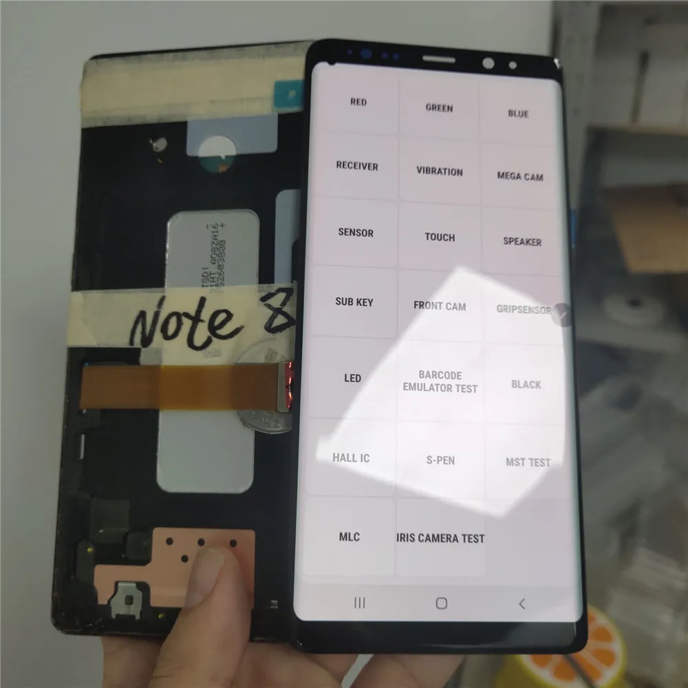 AMOLED ЖК дисплей для SAMSUNG Galaxy NOTE8 N950 N950F сенсорный экран дигитайзер маленькая