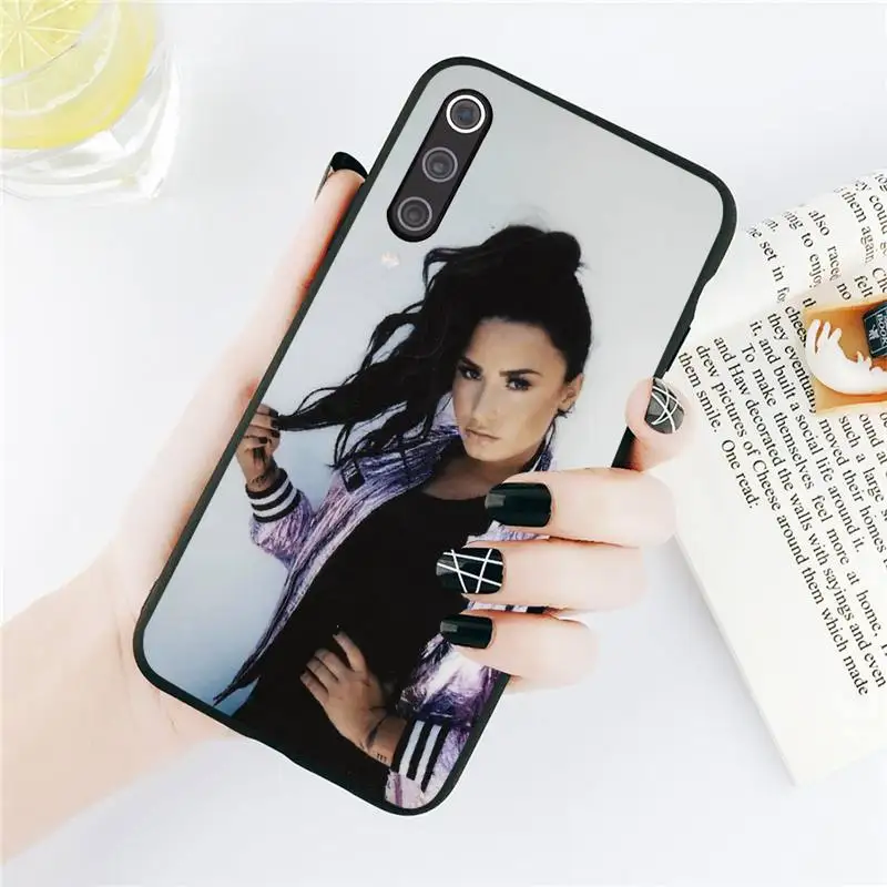 

Demi Lovato famous singer Phone Case For Xiaomi Redmi note 7 8 9 t k30 max3 9 s 10 pro lite Luxury brand shell funda coque