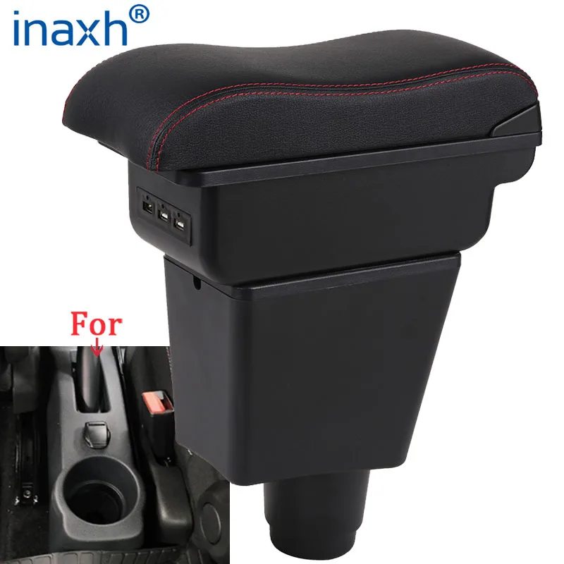 

For Renault Logan 2 Armrest For Renault Sandero 2 Car Armrest box Interior Retrofit parts Accessories Storage box Curved surface
