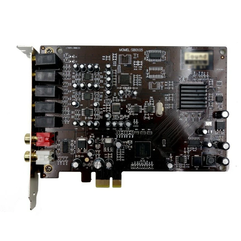 5 1 звуковая карта PCI Express PCI-E встроенный двойной выходной интерфейс для PC Window XP/7/8/10