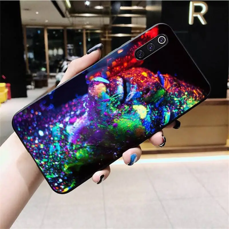 Светящийся в темноте чехол для мобильного телефона Xiaomi Mi10 10Pro 10 lite Mi9 9SE 8SE Pocophone F1 Mi8