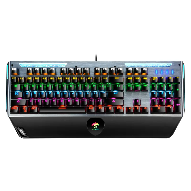 

Crack K98 Luminous Mechanical Keyboard Big Hand Hold Water Cooling Tube Cool Game Sports Live Office Keyboard Factory