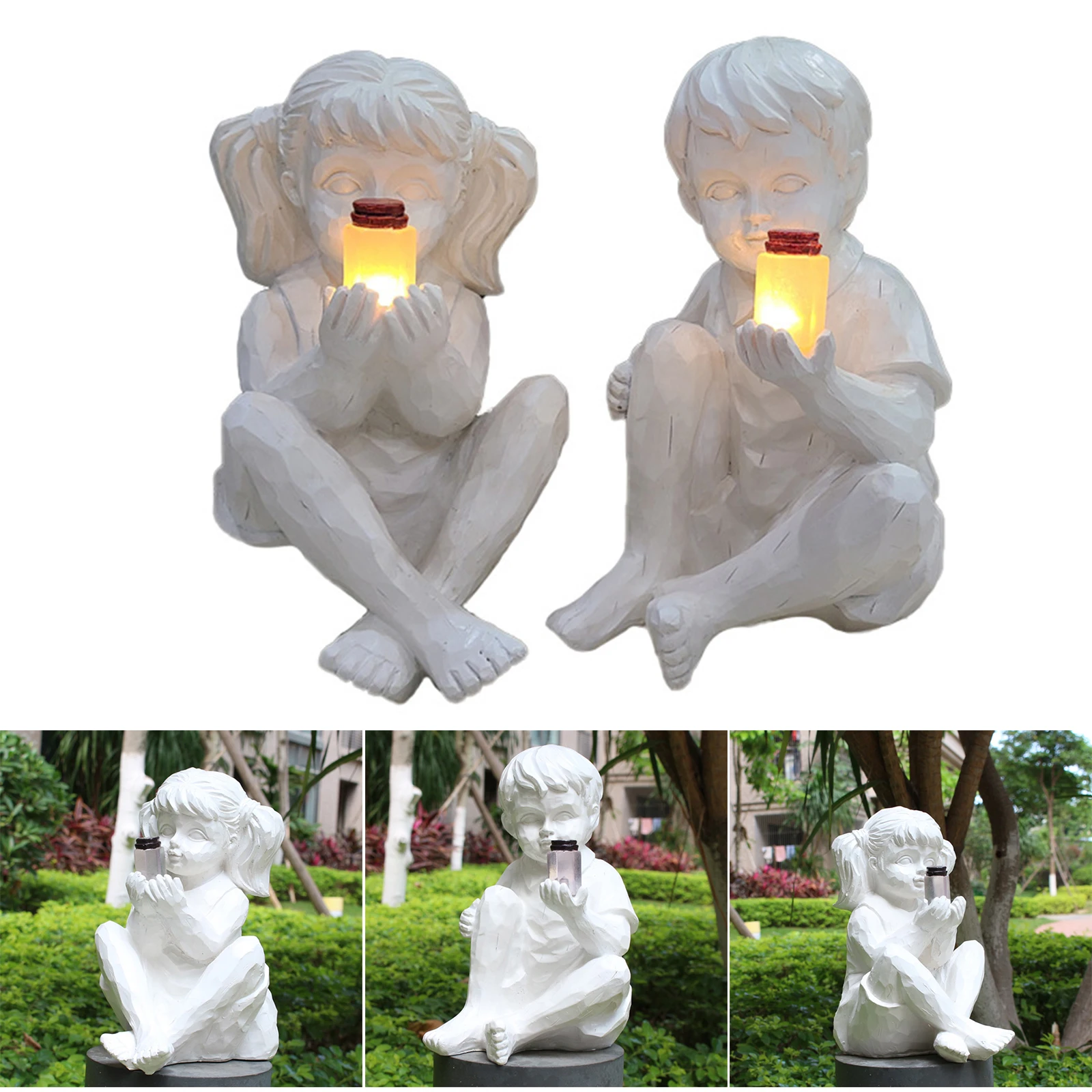 

Детская статуя на солнечной батарее для мальчиков и девочек