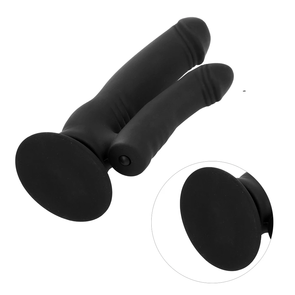 Ватин женский двойной фаллоимитатор вибраторы G spot Клитор стимуляция Анальная