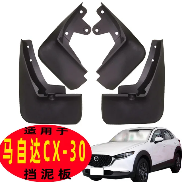 

For Mazda CX-30 2020 Car Mud Flaps Splash Guards Fender Mudguard Splasher Mudapron Front Rear Full Set 4Pcs