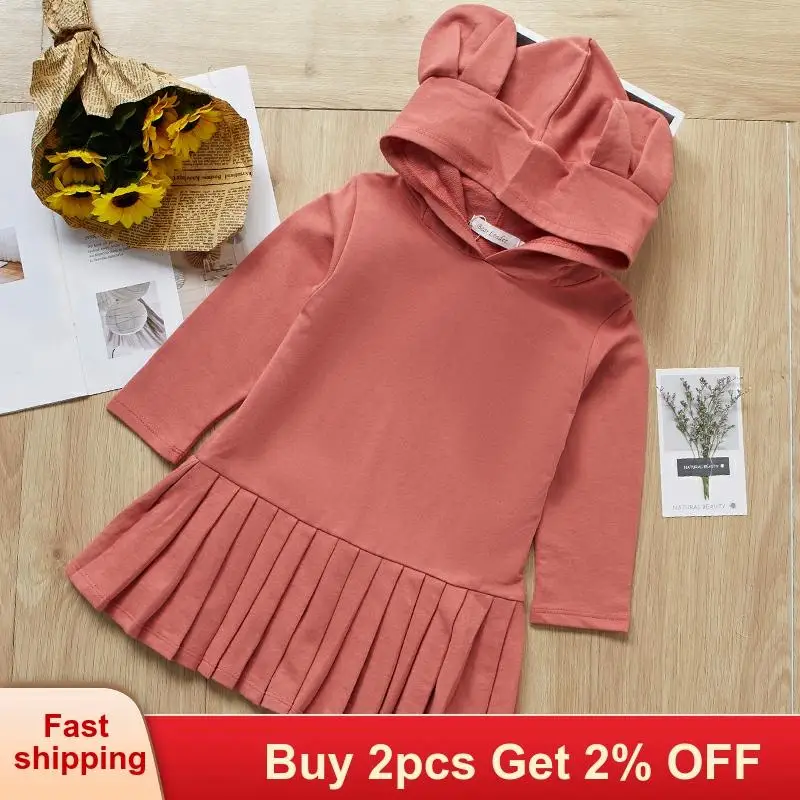 Осеннее платье для девочек Новинка 2020 года Стильная Весенняя блузка с длинными