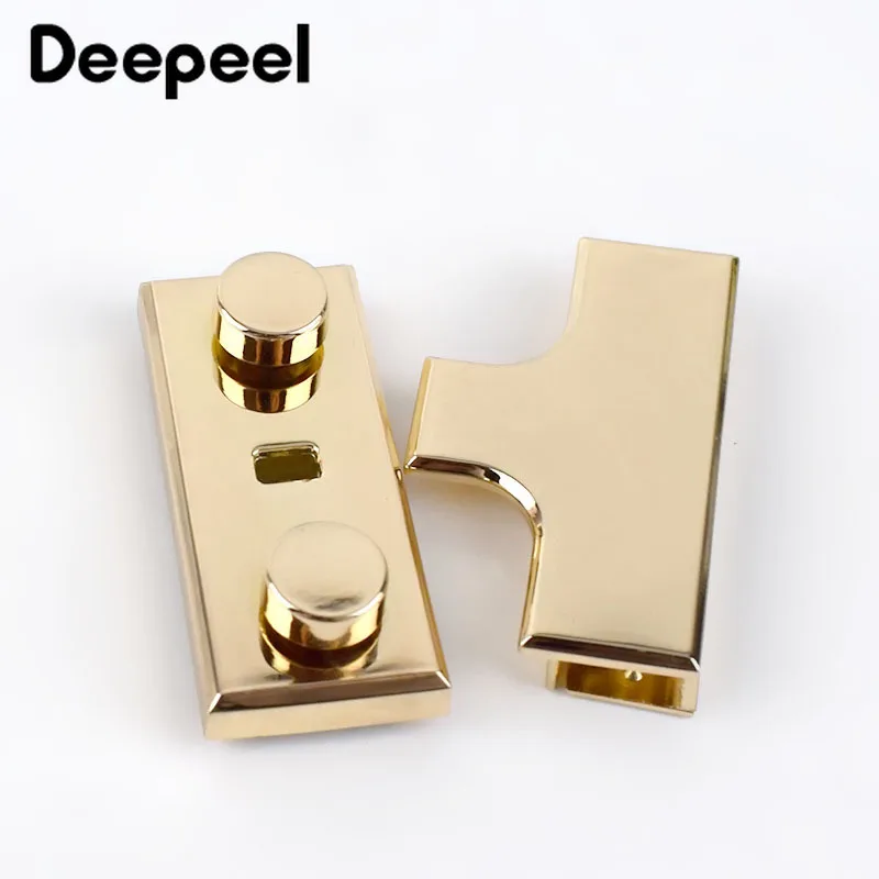 Deepeel 2/4pcs Snap Bag Lock Metal Clasp Spring Buckle for DIY Handbag Purse Hardware Closure Parts Accessories KY410 | Багаж и сумки