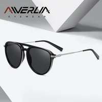 aiverlia men sunglasses vintage retro round sunglasses men polarized driving male eyewear uv400 oculos de sol masculino