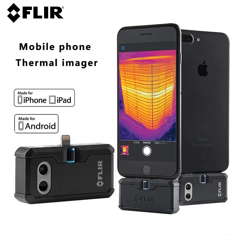 FLIR ONE PRO Infrared Camera Infrared Camera, Suitable for Mobile Phones IOS Android Type-C to Detect Plumbing Floor Heating
