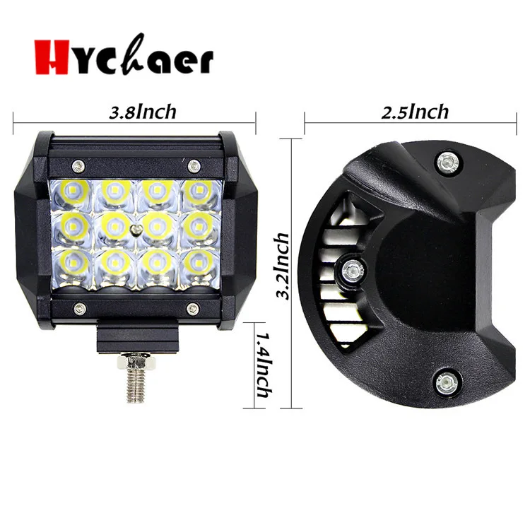 

2 шт. 4-дюймовый 36 Вт Светодиодный фонарь для вождения автомобиля, световая балка для внедорожников, комбинированная светодиодная балка для ...