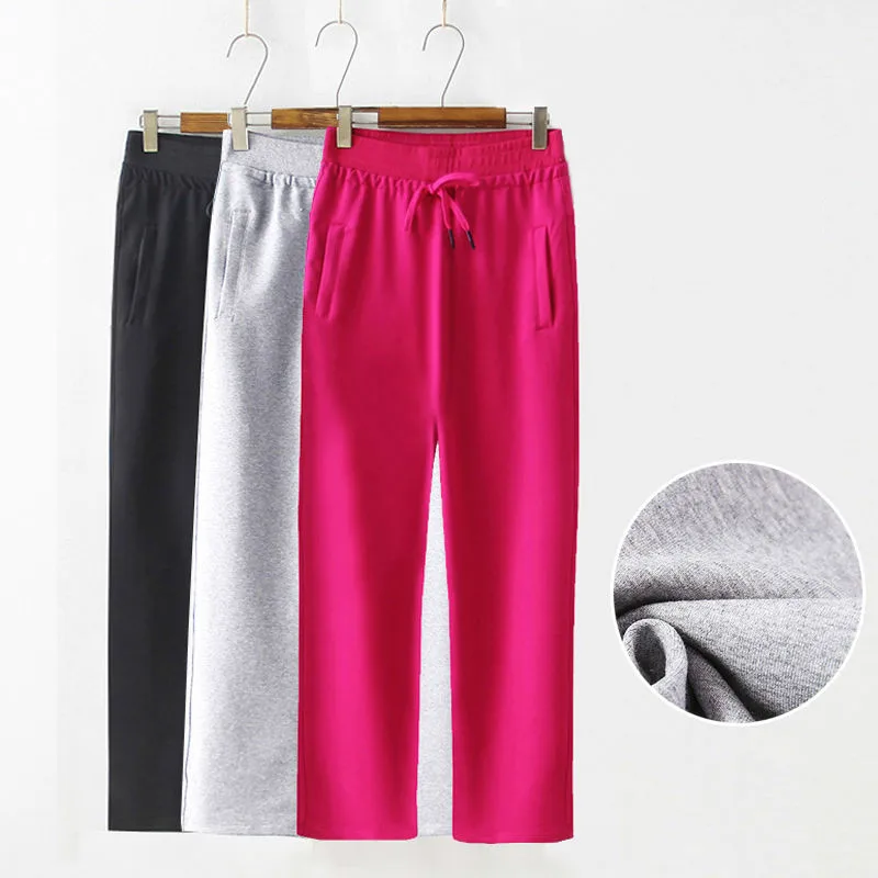 

Women 2020 Autumn Winter Fashion Gym Sweatpants Workout Trousers Solid Color Female Sport Pants Running Pantalones Mujer G907