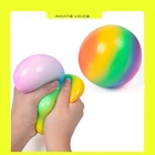 ZK20 декомпрессионные игрушечные шарики с вентиляционным отверстием, игрушки для рук, антистресс, красочные шарики винограда, шарики для снятия давления для детей и взрослых