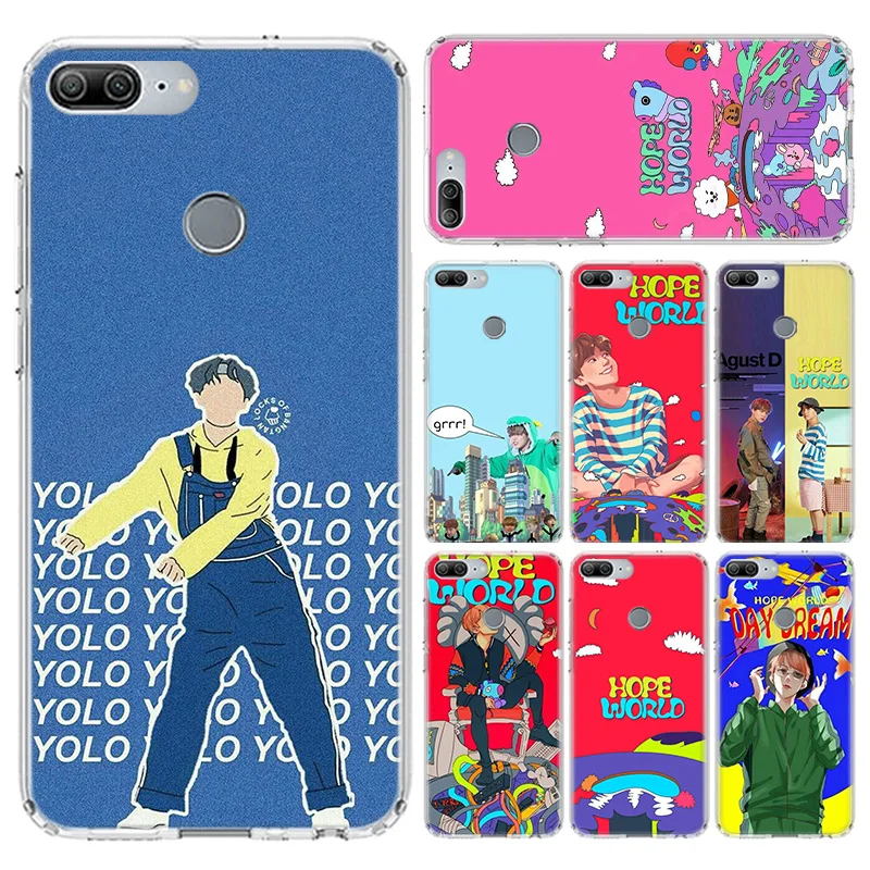 Erilles Bangtan Boys Hope World чехол для телефона Huawei Honor 8X 9 9X 10 20 20S 20i V20 Y5 2019 Y6 телефона|Бамперы|