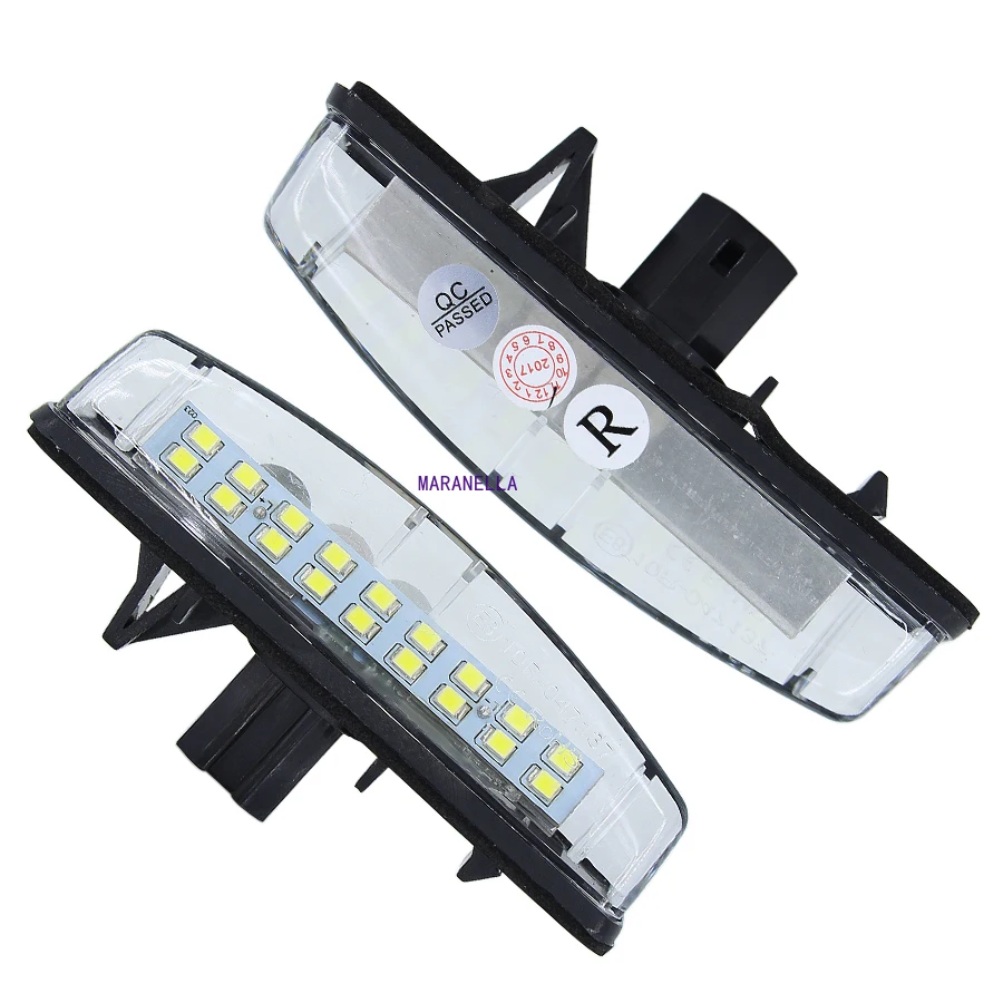 

2 шт. светодиодный комплект, светодиодные лампы для номерного знака Toyota Camry/Aurion Avensis Verso Echo Prius