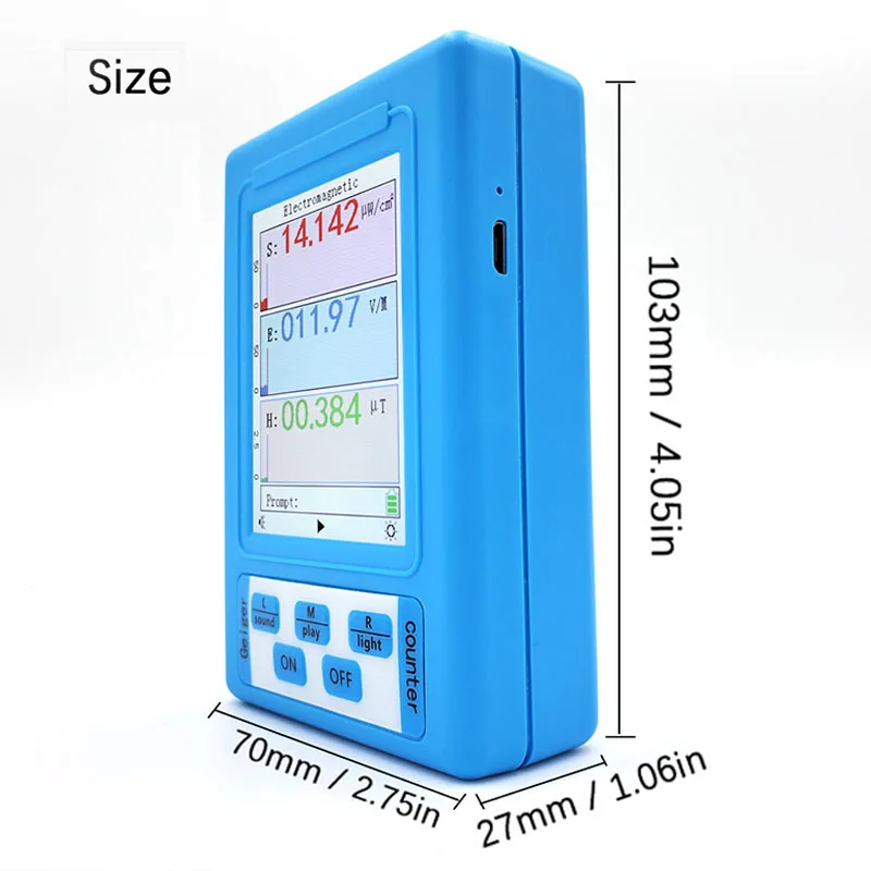 NEW BR-9A High Sensitivity Handheld For Professional Nuclear Radiation Detector Dosimeter Monitor Tester EMF Meter | Инструменты