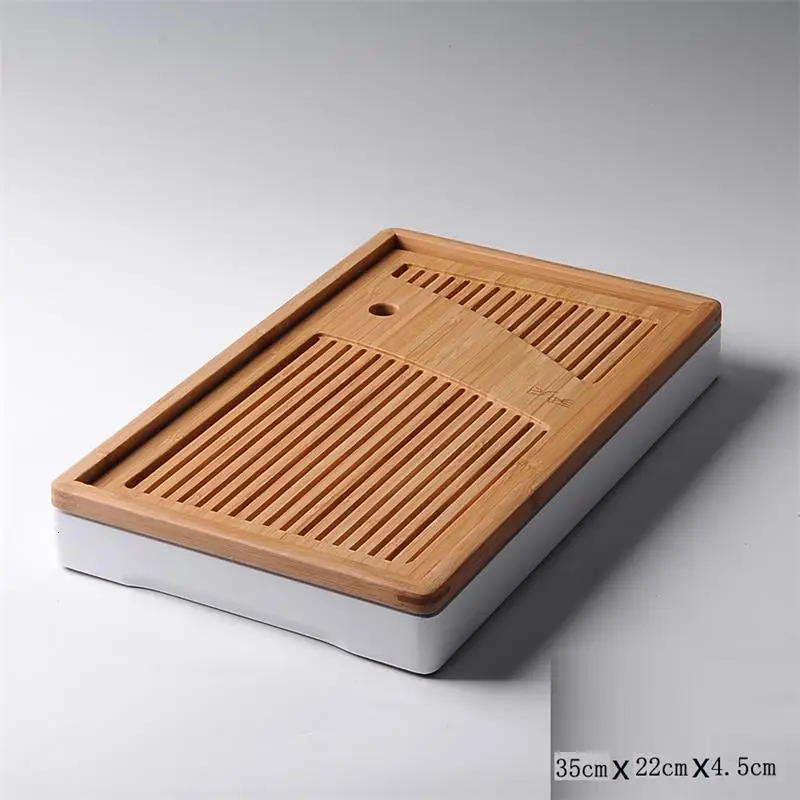 Ceremony Dienblad Keukenhulpjes Plateau Service Bandeja Juego De Te Chino Table Gongfu Chinese Holder Kung Fu Tea Tray | Дом и сад