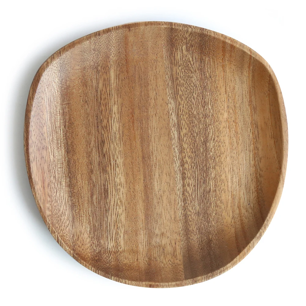 Посуда Десерт Прочный ужин дома нерегулярные Пан многоцелевой твердой древесины