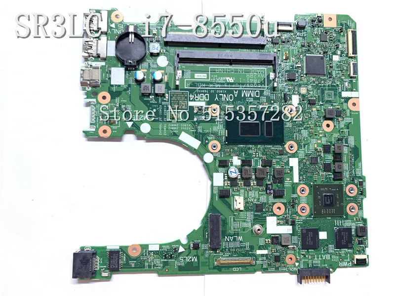 Материнская плата для ноутбука DELL Inspiron 15 3567 фотопроцессор TM520 17841 SC 448.0DR05.00SC 1