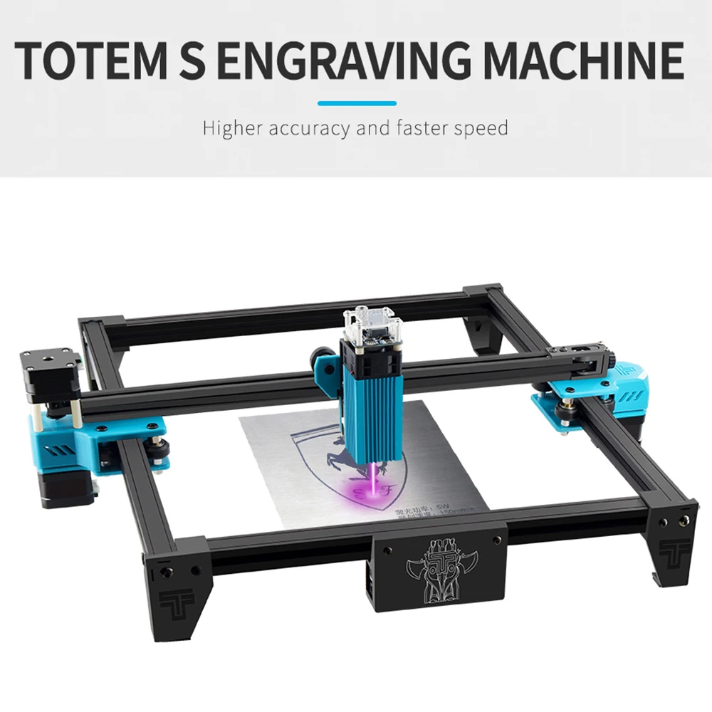 

TOTEM S 40W Desktop Laser Engraver High Precision Laser Engraving Machine Fast Carver Laser Cutter Printer Cutting Engraver
