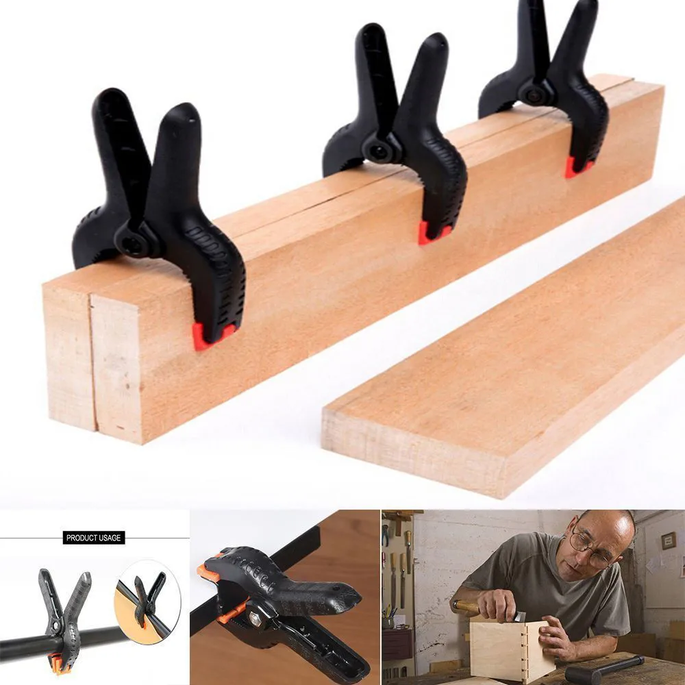 1 шт. DIY инструменты пластиковый нейлоновый зажим для деревянных работ пружинные