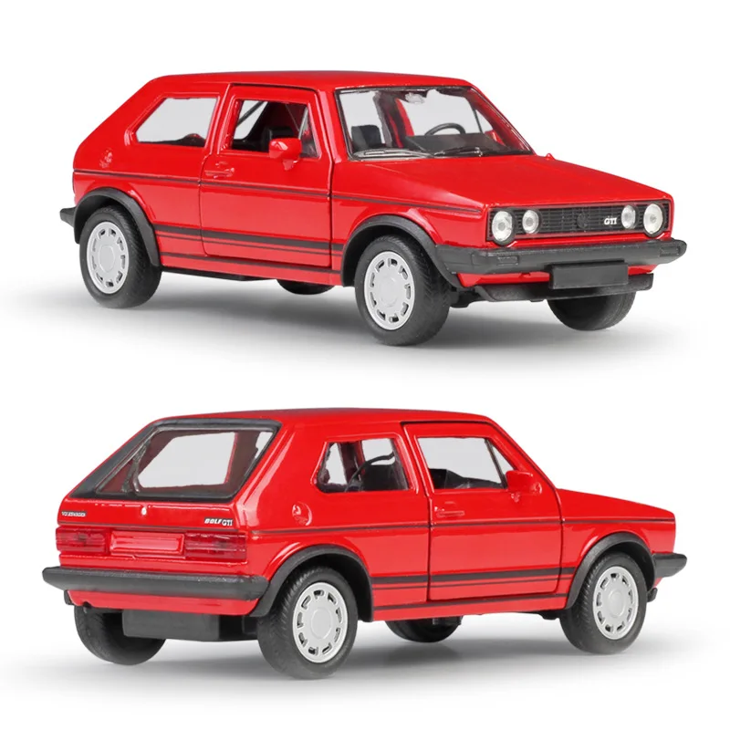 WELLY литье под давлением 1:36 вытяжка назад Volkswagen Golf GTI Классическая Имитация модель