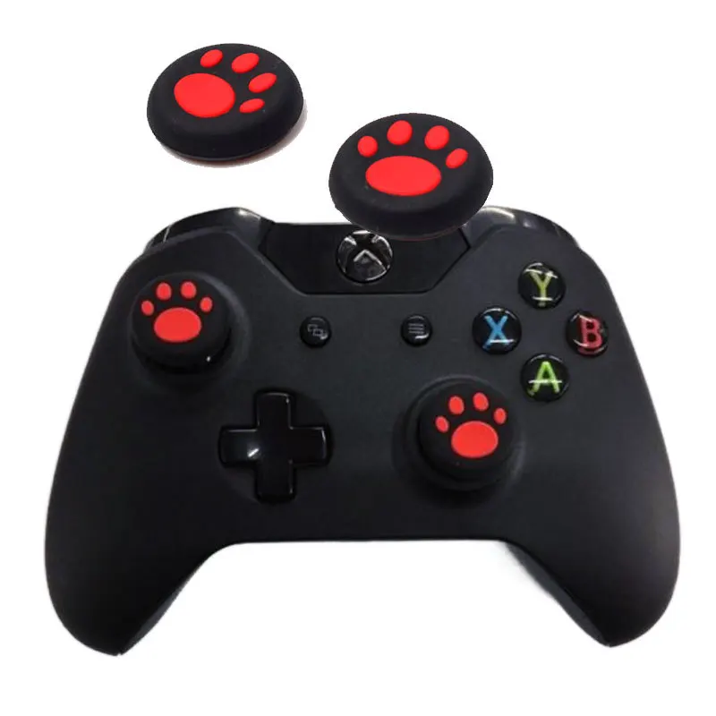 4Pcs Cat Paw Joystick Silicone Controller Thumbstick Caps For PS4 Xbox One #71722 |