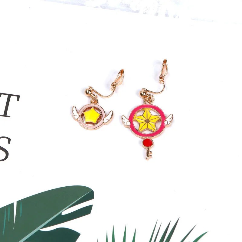 Милые волшебные серьги палочка Сакура для девочек с розовым милым